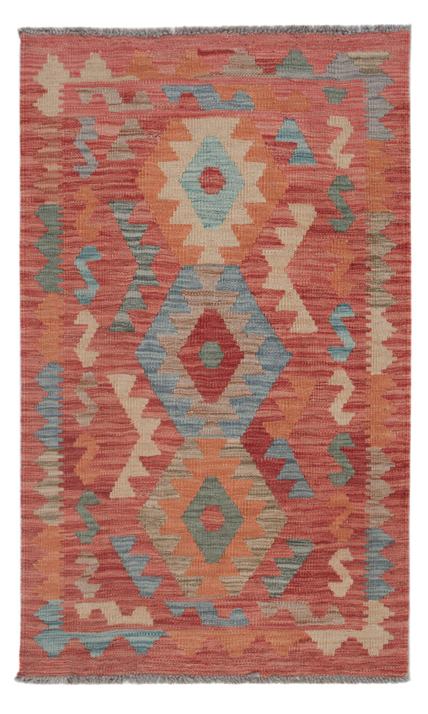 Tappeto Kelim - Splash - 125 x 74 cm - multicolore