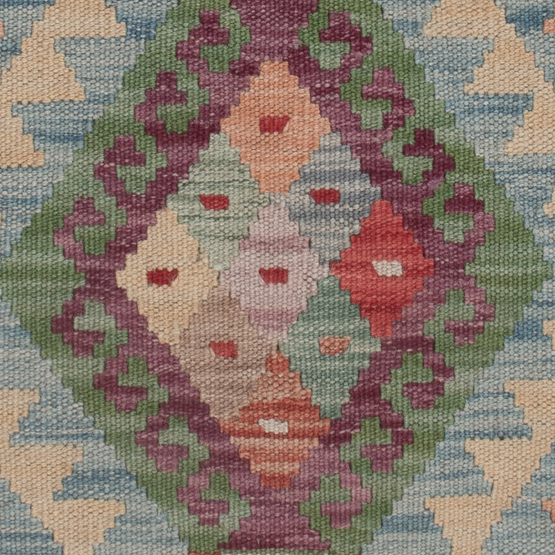 Tappeto Kelim - Splash - 128 x 89 cm - multicolore