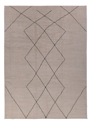 Berber Teppich - 345 x 247 cm - grau