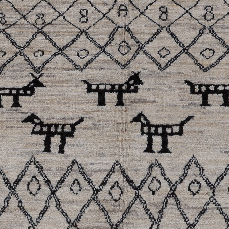 Tappeto berbero - 240 x 173 cm - grigio scuro