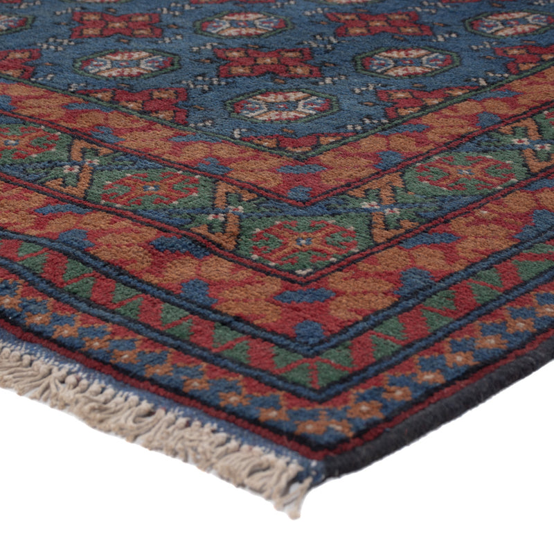 Afghan Teppich - Filpa - 201 x 150 cm - dunkelblau