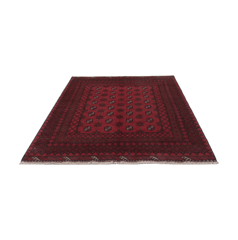 Afghan Teppich - Filpa - 242 x 164 cm - dunkelrot