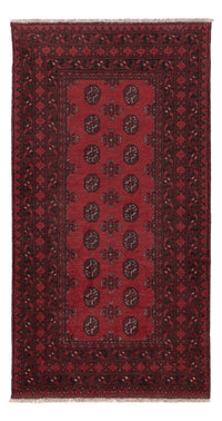 Läufer Afghan - Filpa - 197 x 101 cm - dunkelrot