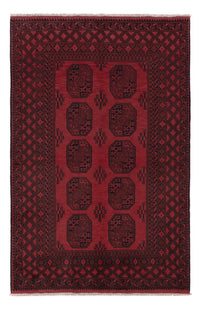 Afghan Teppich - Filpa - 242 x 162 cm - dunkelrot
