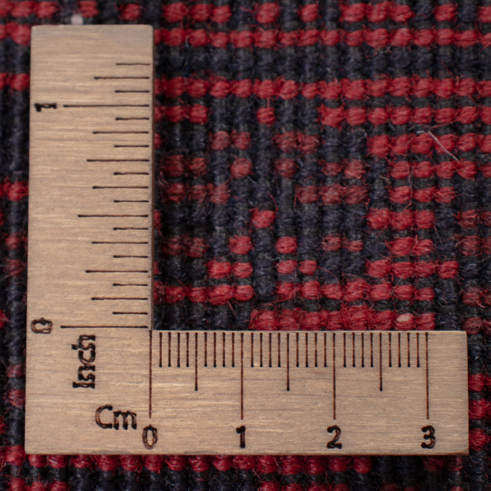 Läufer Afghan - Kunduz - 292 x 80 cm - dunkelrot