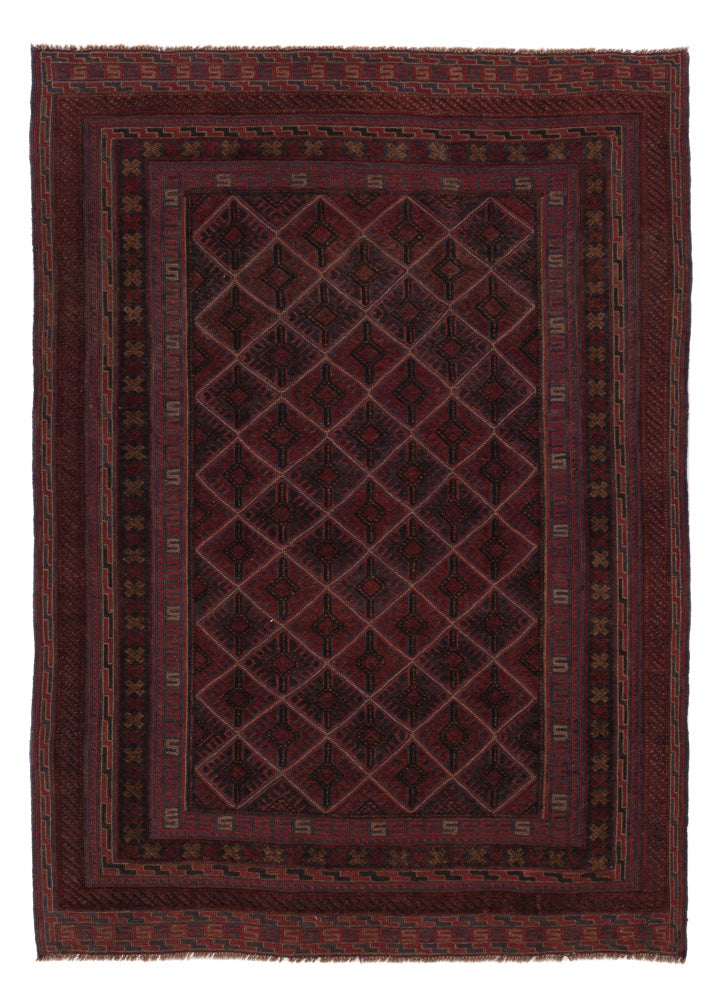 Kelim Teppich - Oriental - 200 x 148 cm - dunkelbeige