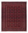 Kilim afgano Tappeto 153x182cm - Rettangolo / Rosso scuro / 153 x 182 cm Rettangolo