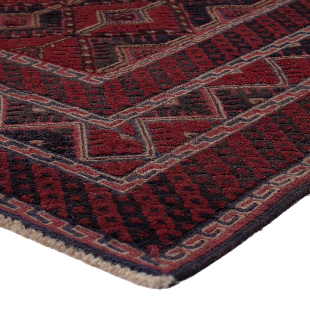 Kelim Teppich - Oriental - 182 x 153 cm - dunkelrot