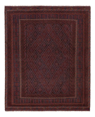 Kelim Teppich - Oriental - 202 x 170 cm - dunkelbeige