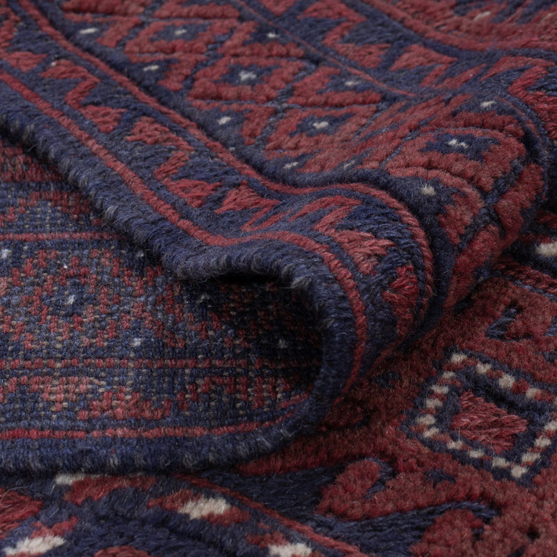 Kelim Teppich - Oriental - 191 x 145 cm - dunkelrot