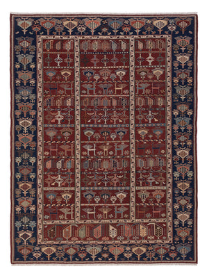 Kelim Teppich - Oriental - Soumak - 236 x 178 cm - rost