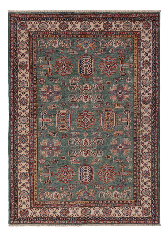 Ziegler Teppich - Kazak - 243 x 174 cm - grün