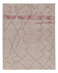 Tappeto berbero - 211 x 165 cm - grigio chiaro