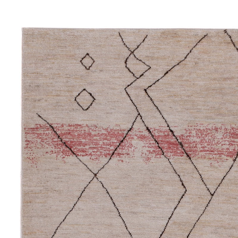 Tappeto berbero - 211 x 165 cm - grigio chiaro