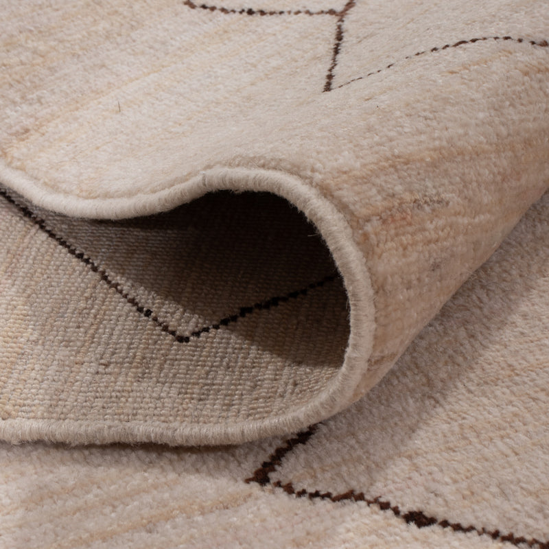 Tappeto berbero - 211 x 165 cm - grigio chiaro