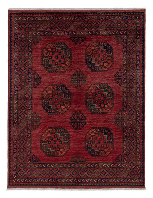 Afghan Teppich - 202 x 155 cm - rot