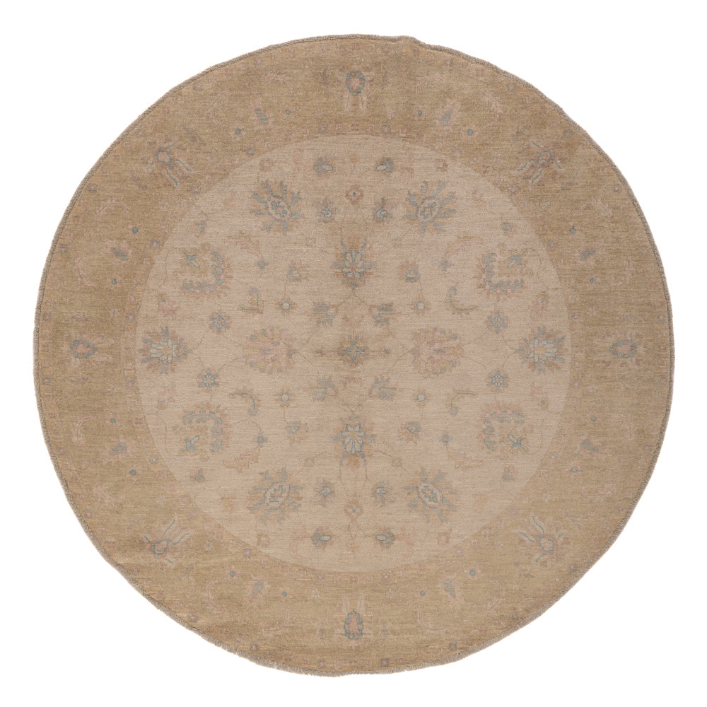 Tappeto Ziegler rotondo  - 200 x 198 cm - beige chiaro