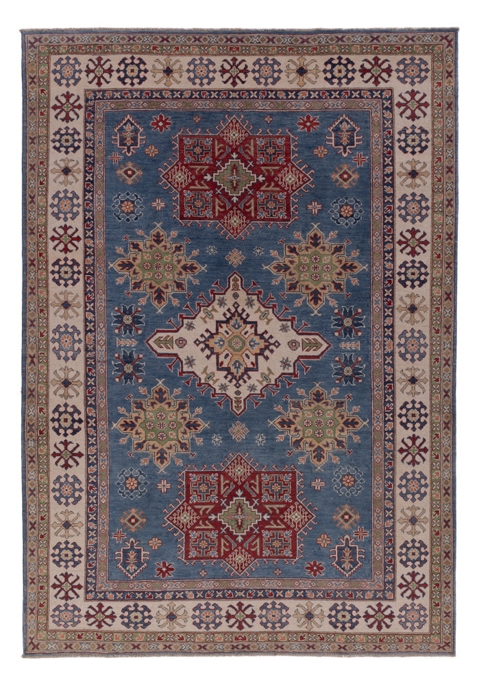 Ziegler Teppich - Kazak - 292 x 201 cm - blau