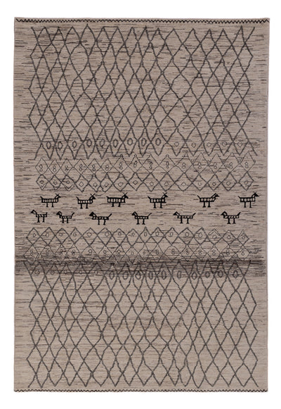Tappeto berbero 201x296cm - Tappeto di lana