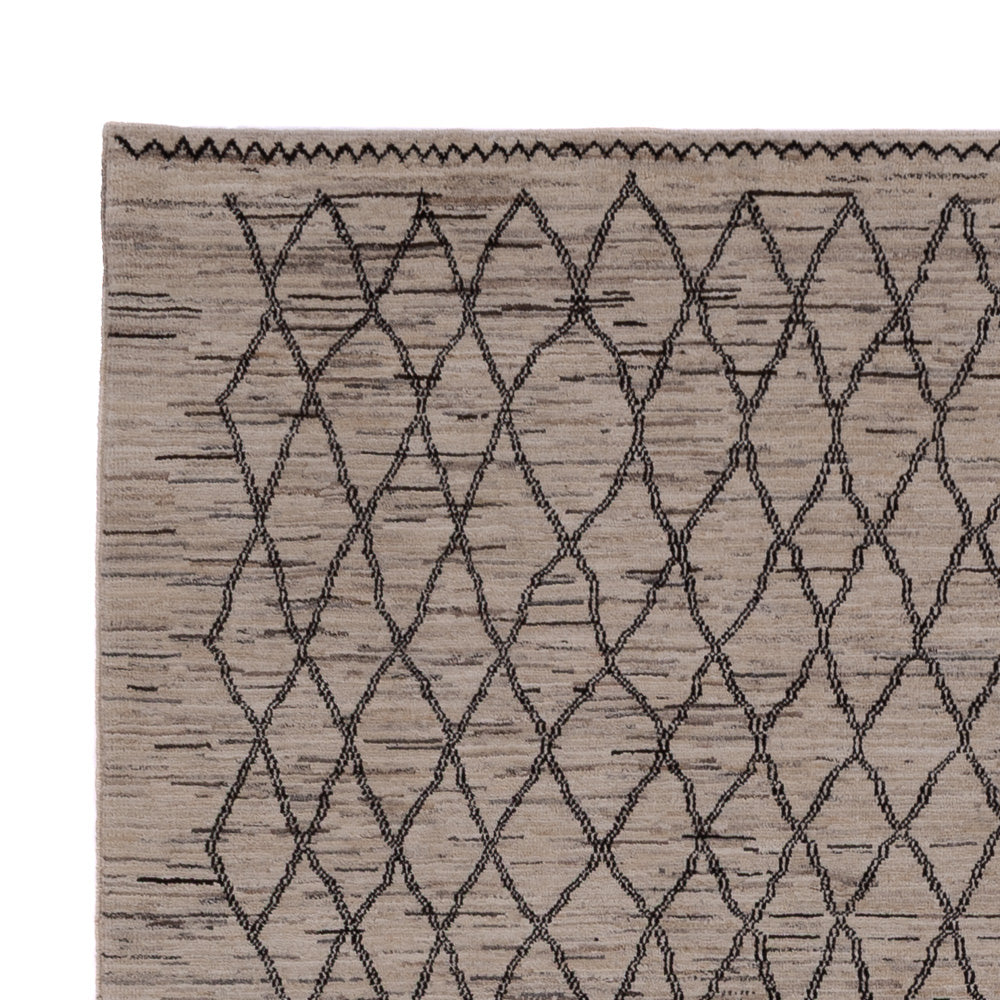 Berber Teppich - 296 x 201 cm - grau