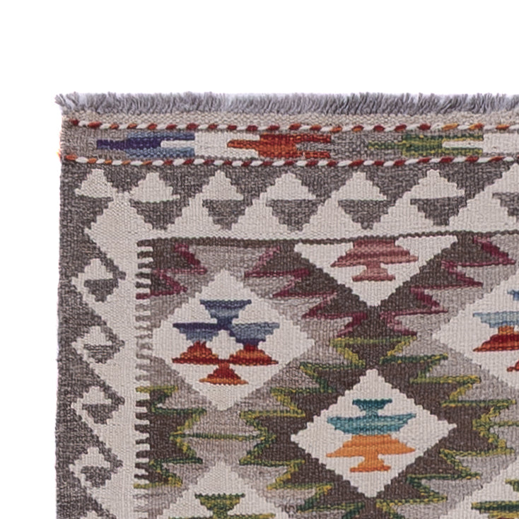 Läufer Kelim - Splash - 249 x 84 cm - mehrfarbig