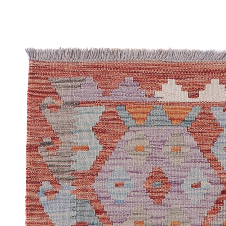 Läufer Kelim - Splash - 295 x 82 cm - mehrfarbig