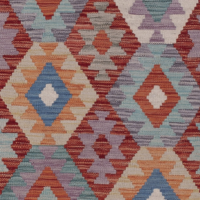 Läufer Kelim - Splash - 299 x 83 cm - mehrfarbig