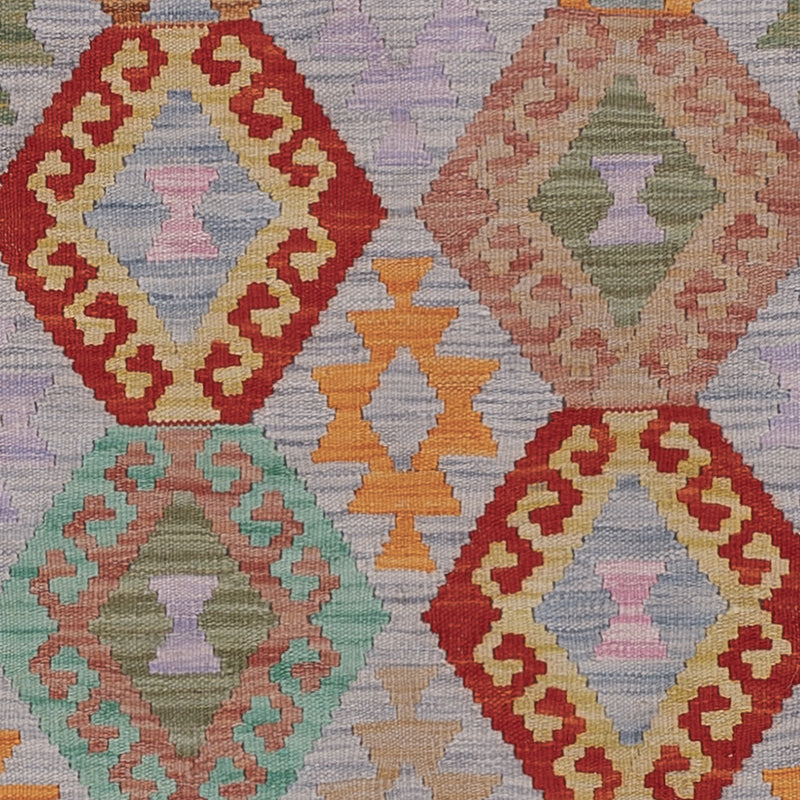 Läufer Kelim - Splash - 300 x 84 cm - mehrfarbig