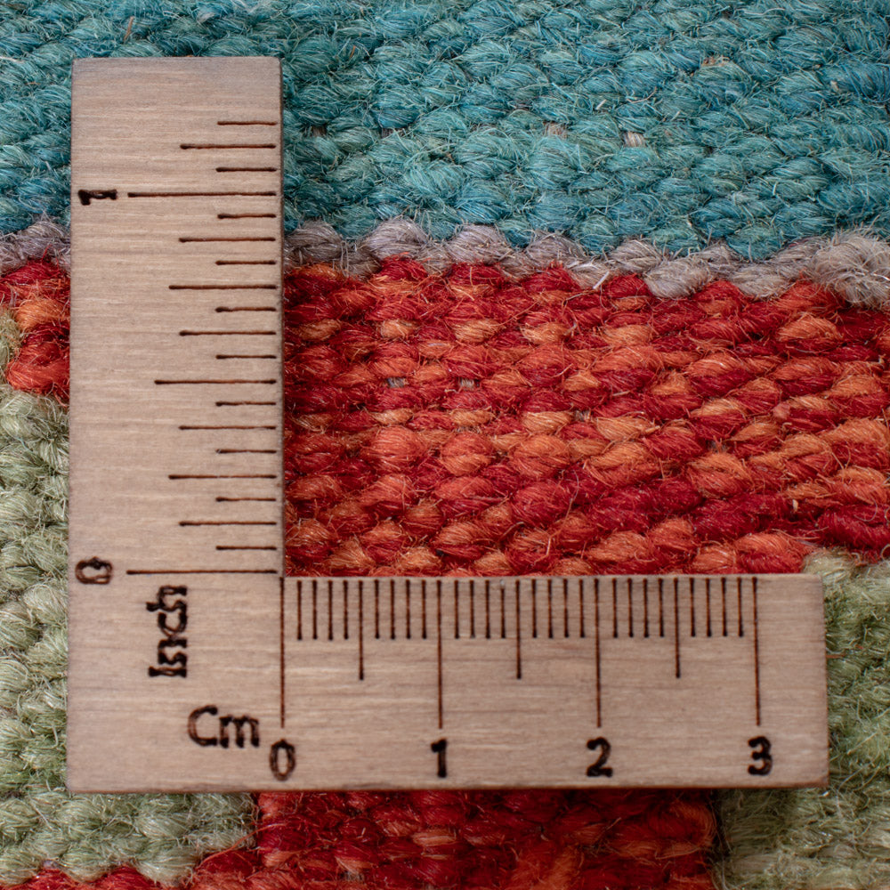 Läufer Kelim - Splash - 302 x 82 cm - mehrfarbig