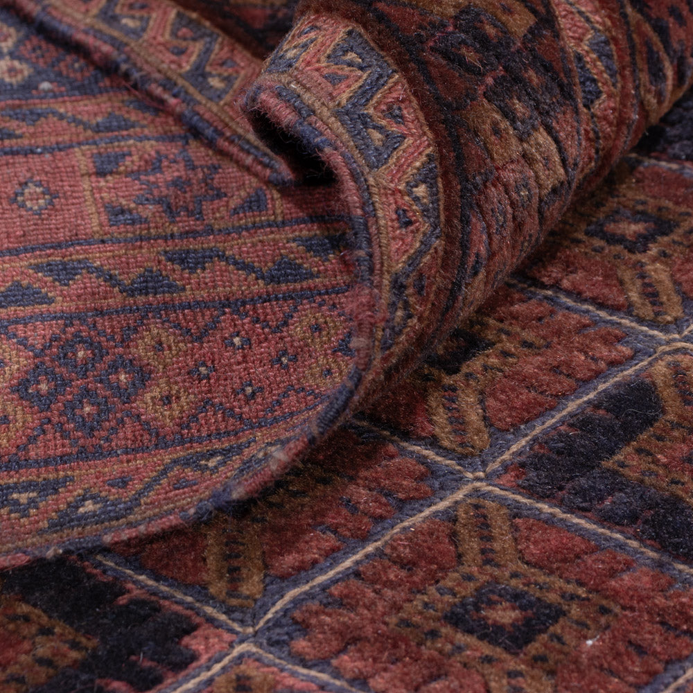 Kelim Teppich - Oriental - 205 x 159 cm - dunkelrot