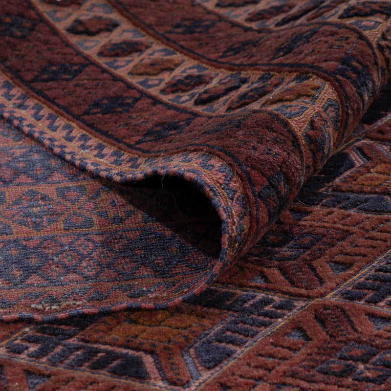 Kelim Teppich - Oriental - 194 x 148 cm - dunkelrot