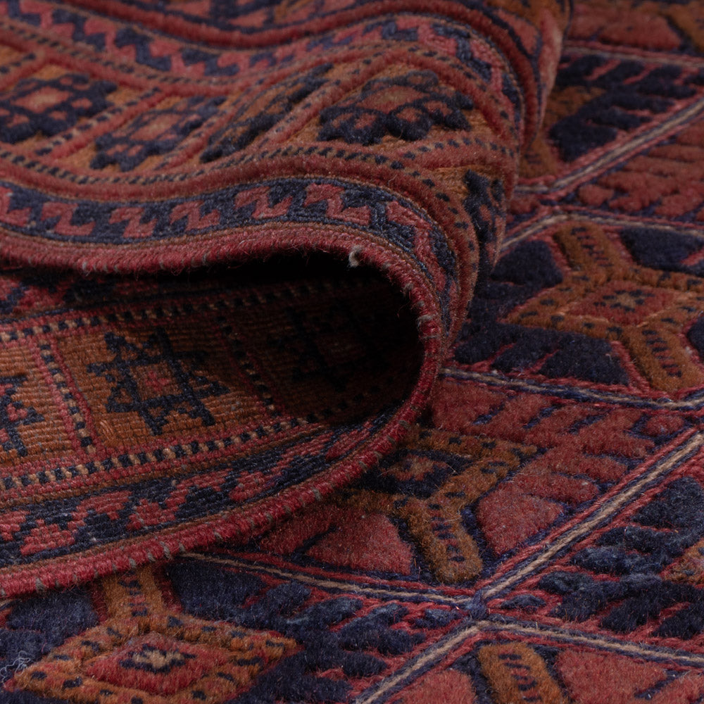 Kelim Teppich - Oriental - 195 x 145 cm - dunkelrot