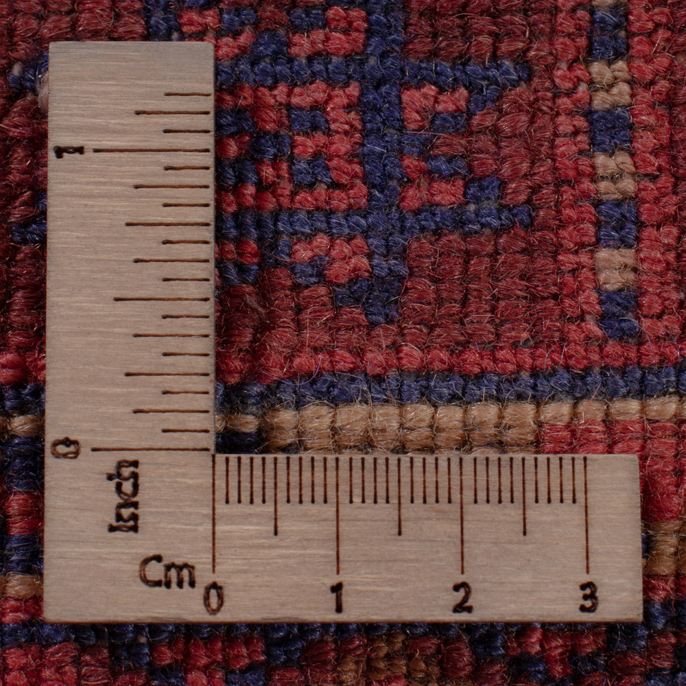 Kelim Teppich - Oriental - 190 x 152 cm - dunkelrot