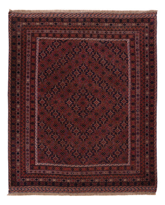 Kelim Teppich - Oriental - 197 x 161 cm - dunkelrot