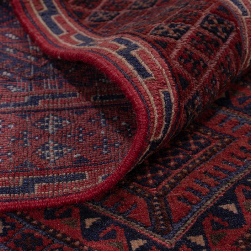 Kelim Teppich - Oriental - 182 x 137 cm - dunkelrot