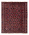 Kilim afgano Tappeto 148x177cm - Rettangolo / Rosso scuro / 148 x 177 cm Rettangolo