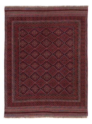 Kelim Teppich - Oriental - 180 x 131 cm - dunkelrot