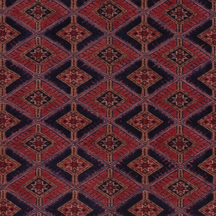 Kelim Teppich - Oriental - 202 x 155 cm - dunkelrot