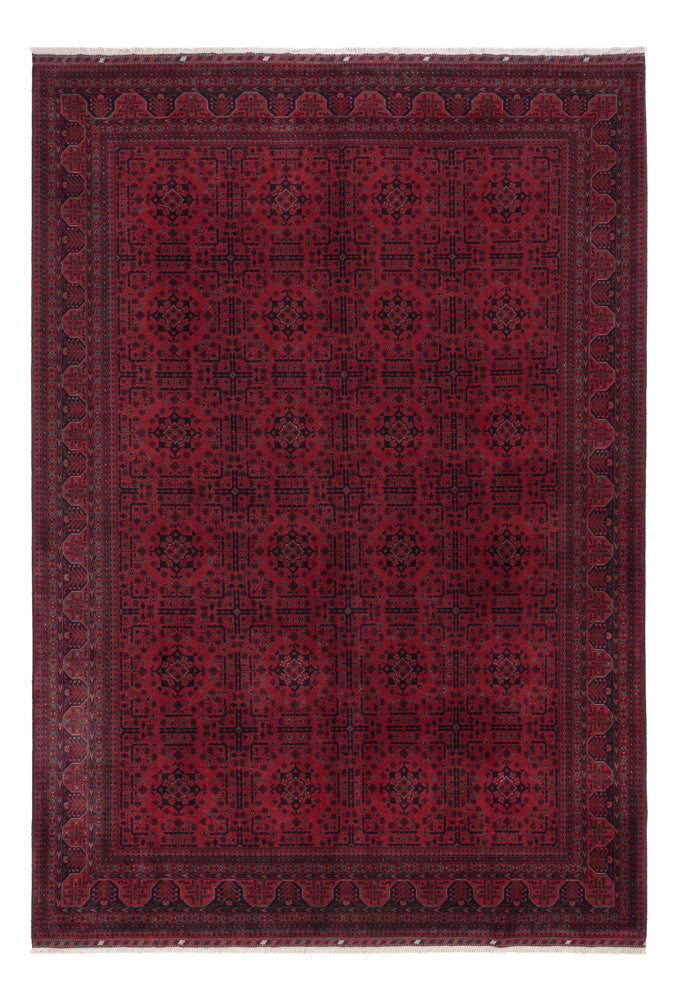 Afghan Teppich - Royal - 294 x 206 cm - dunkelrot