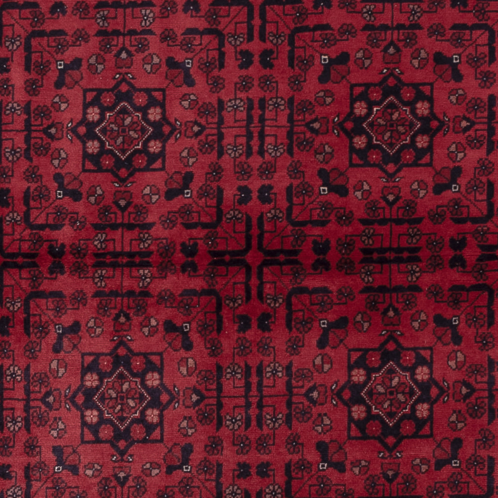 Afghan Teppich - Royal - 291 x 201 cm - dunkelrot
