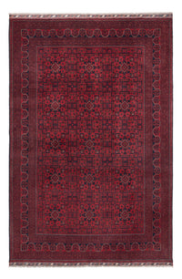 Afghan Teppich - Kunduz - 290 x 198 cm - dunkelrot