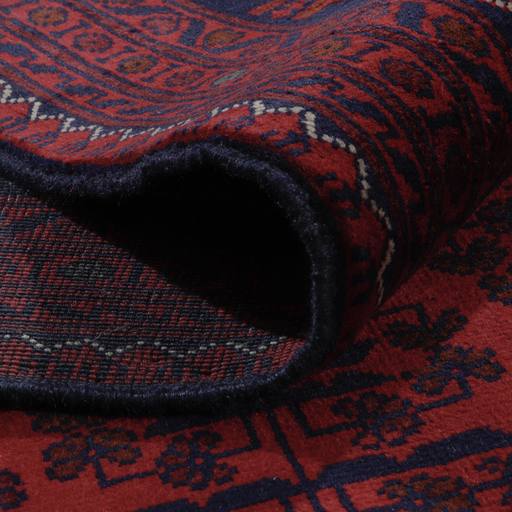 Afghan Teppich - Kunduz - 288 x 204 cm - dunkelrot