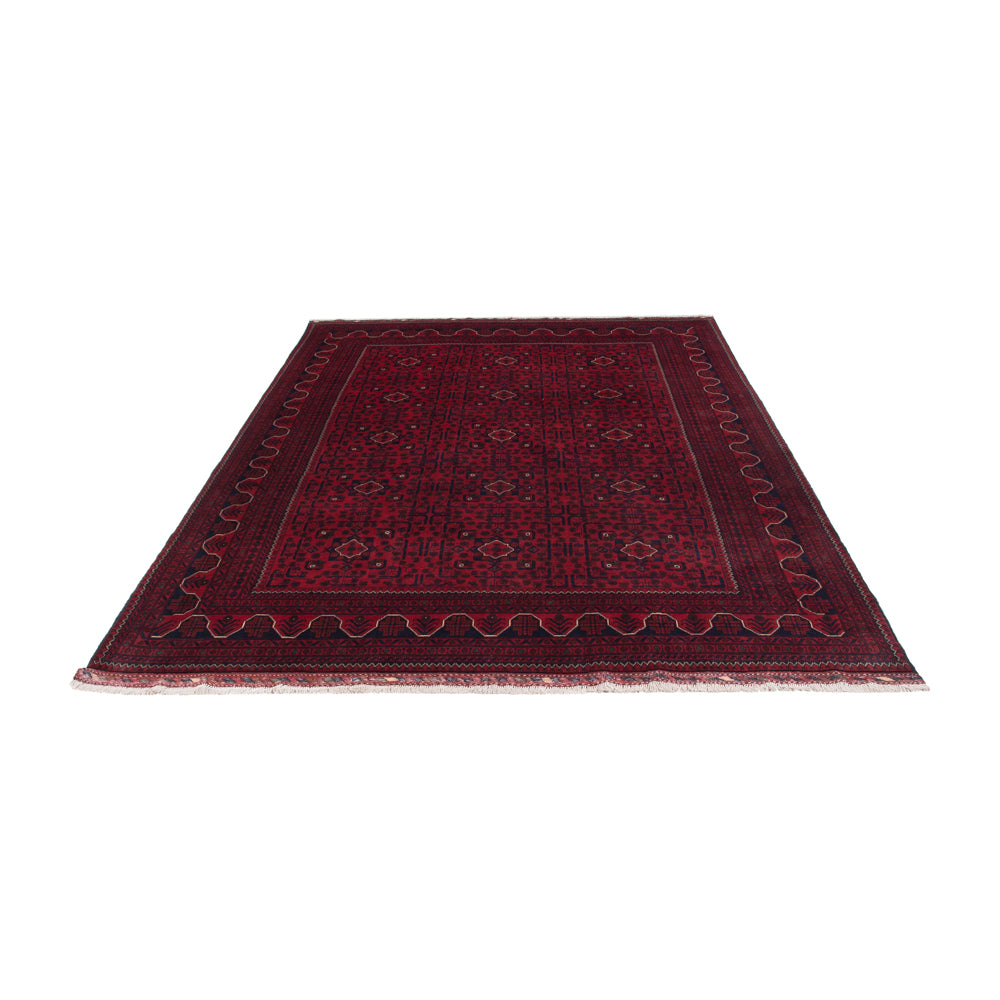 Afghan Teppich - Kunduz - 288 x 204 cm - dunkelrot