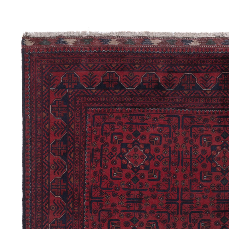 Afghan Teppich - Kunduz - 288 x 198 cm - dunkelrot