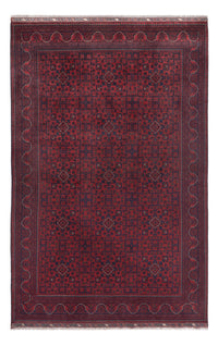 Tappeto afgano - Kunduz - 307 x 197 cm - rosso scuro