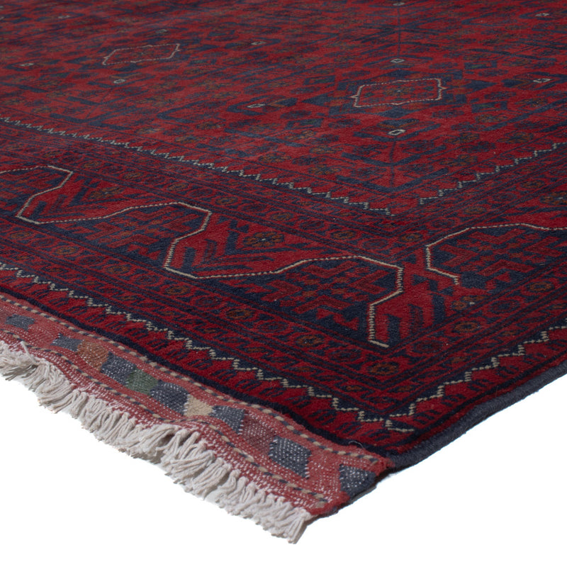 Tappeto afgano - Kunduz - 307 x 197 cm - rosso scuro