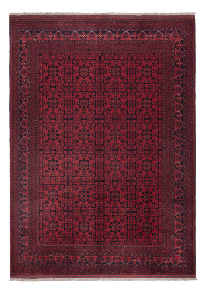 Afghan Teppich - Royal - 288 x 202 cm - dunkelrot