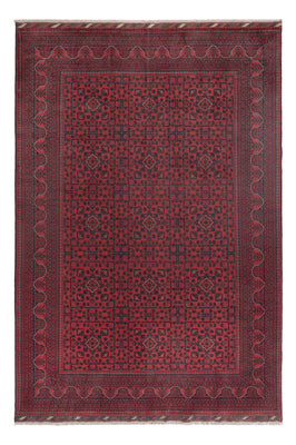 Afghan Teppich - Kunduz - 295 x 197 cm - dunkelrot