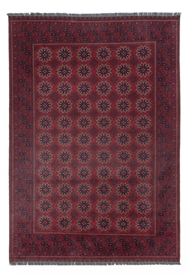 Afghan Teppich - Kunduz - 283 x 199 cm - dunkelrot