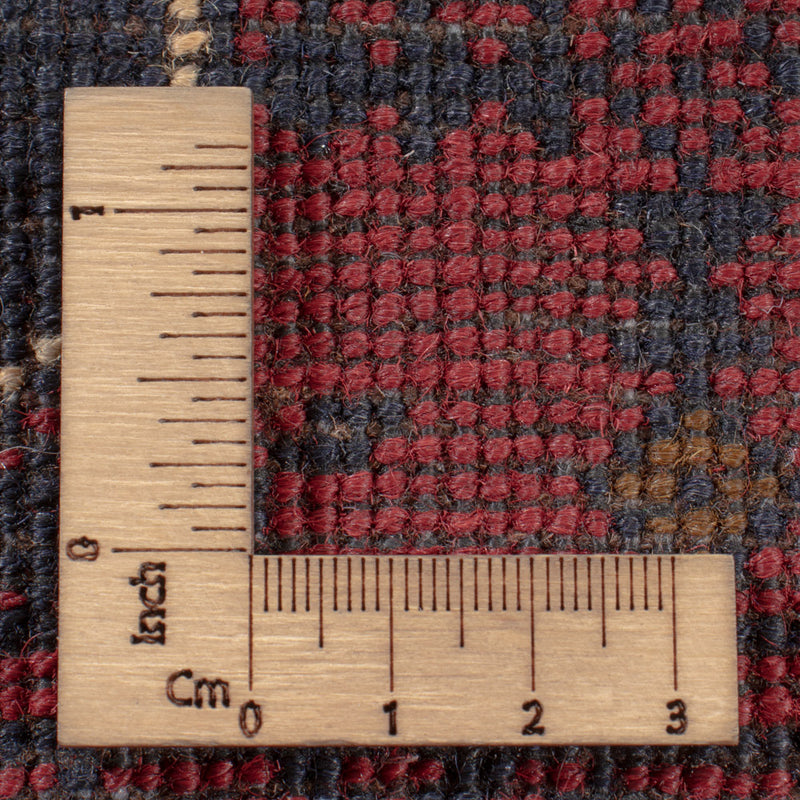 Afghan Teppich - Kunduz - 300 x 204 cm - dunkelrot